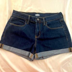 Dark blue Old Navy jean shorts